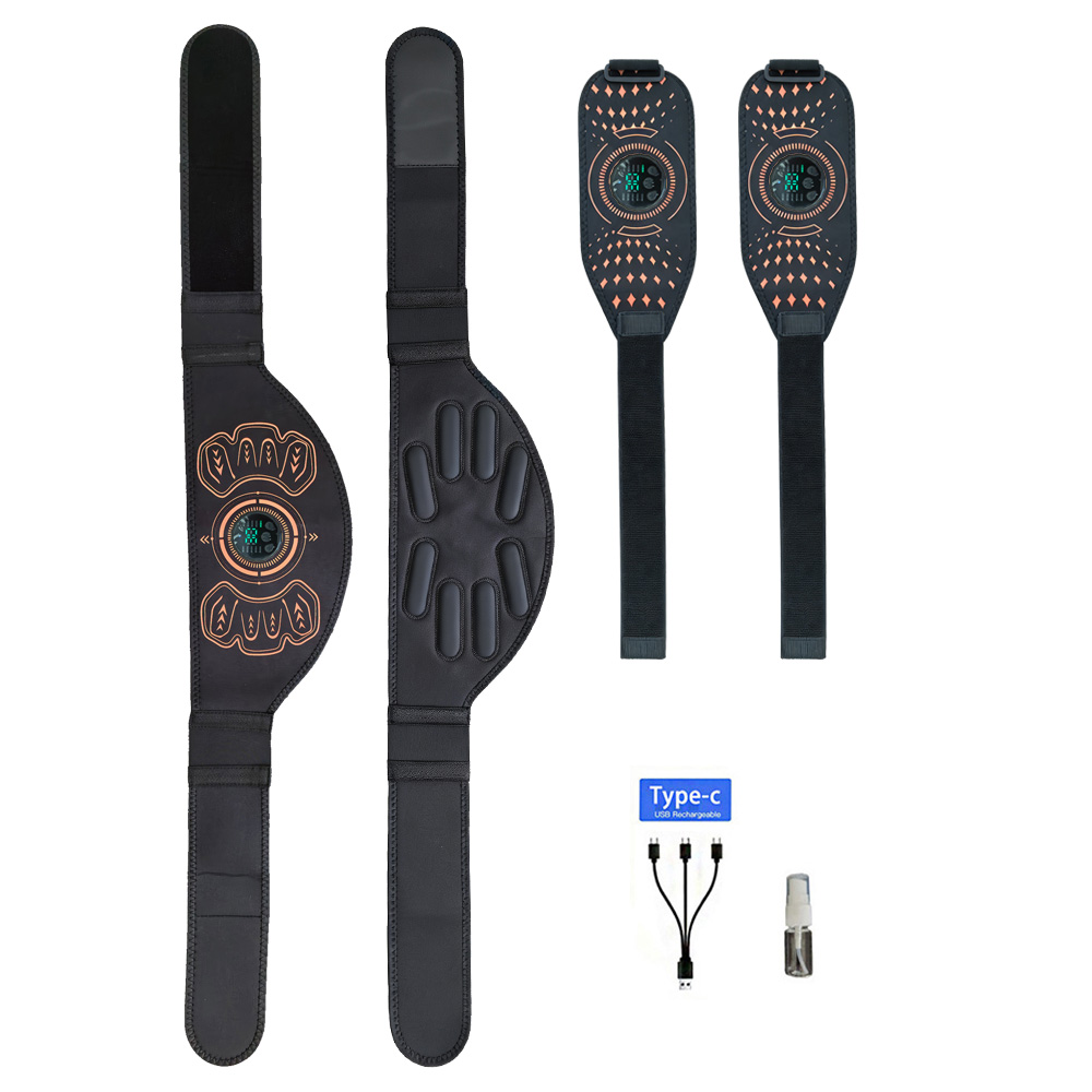 Sports Equipment Names - Intelligenter Fitnessgürtel, Muskeltrainer, Bauchtrainer, USB-Ladegerät, Körpermassagegerät,