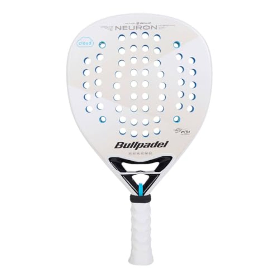Padel Racket Carbon - Padelschläger für Wettkampfspiele, Carbonfaser-Rahmen, matt-schwarzes Finish,