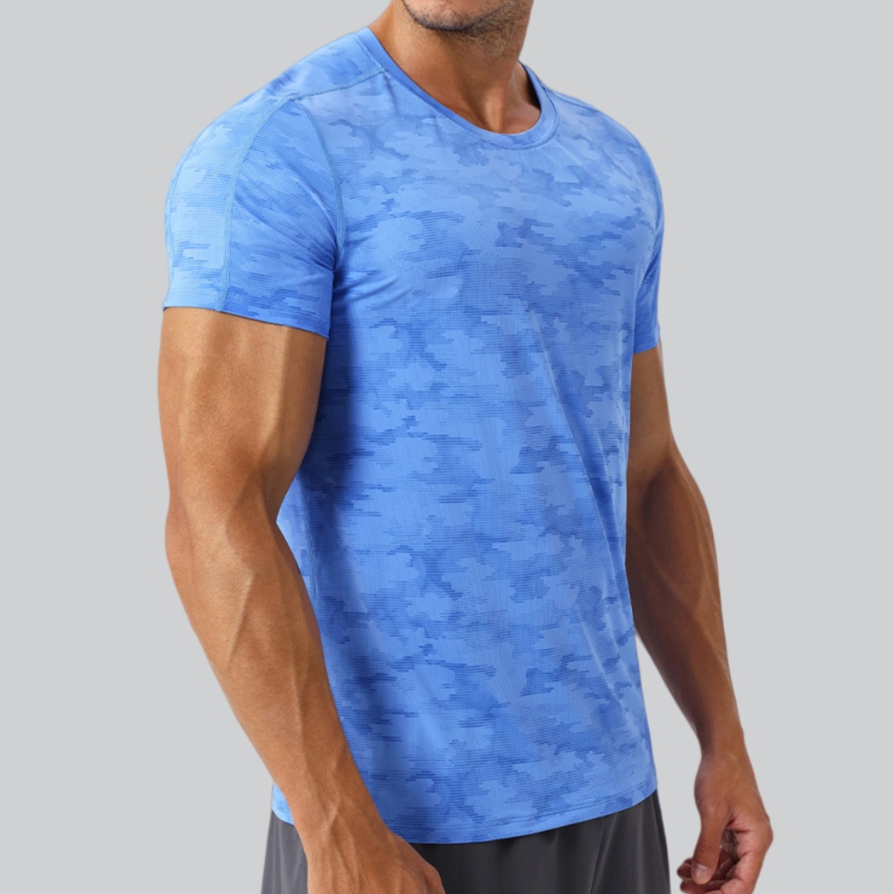 Sports Equipment Gym - Herren-T-Shirt mit Rundhalsausschnitt, Sportbekleidung, Sommer, Laufen,