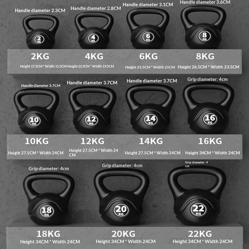 Sports Equipment Names - 2026 Fitness Verstellbare 8kg Kettlebell Ergonomischer