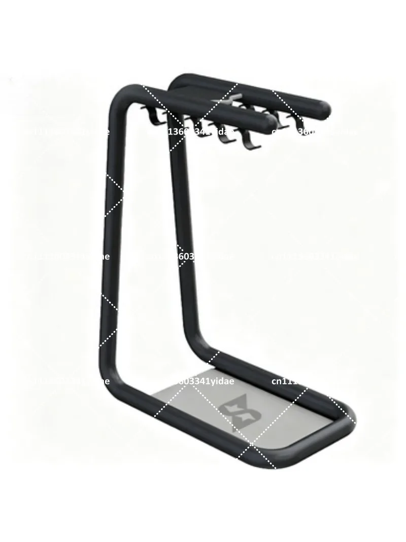 Sports Equipment Gym - Edelstahl-Aufbewahrungsregal für Squat-Bankdrückstange, Fitness-Trainingszubehör, Organizer für