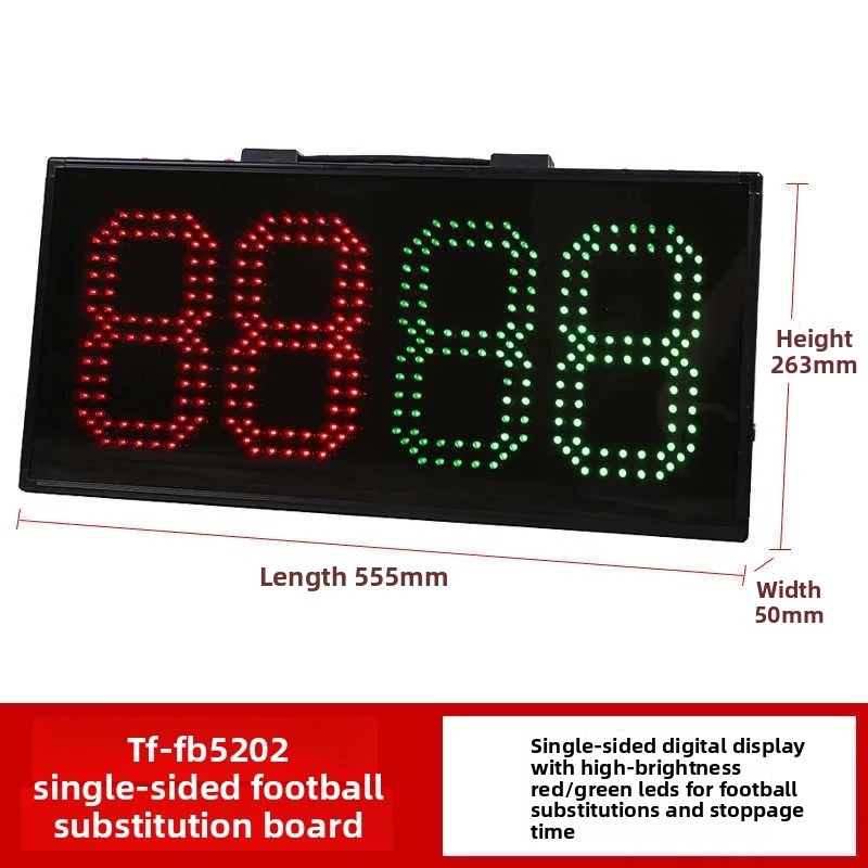 Sports Equipment Football - Fußball-Schiedsrichter Auswechseltafel Verletzungsdauer-Anzeige Elektronische Anzeigetafeln Spielerwechsel