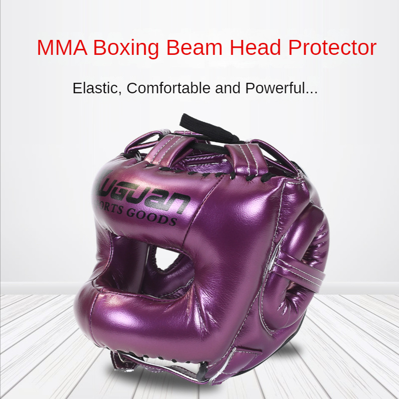 Sports Equipment Names - PU Boxen Kopf Schutz Erwachsene Fitness