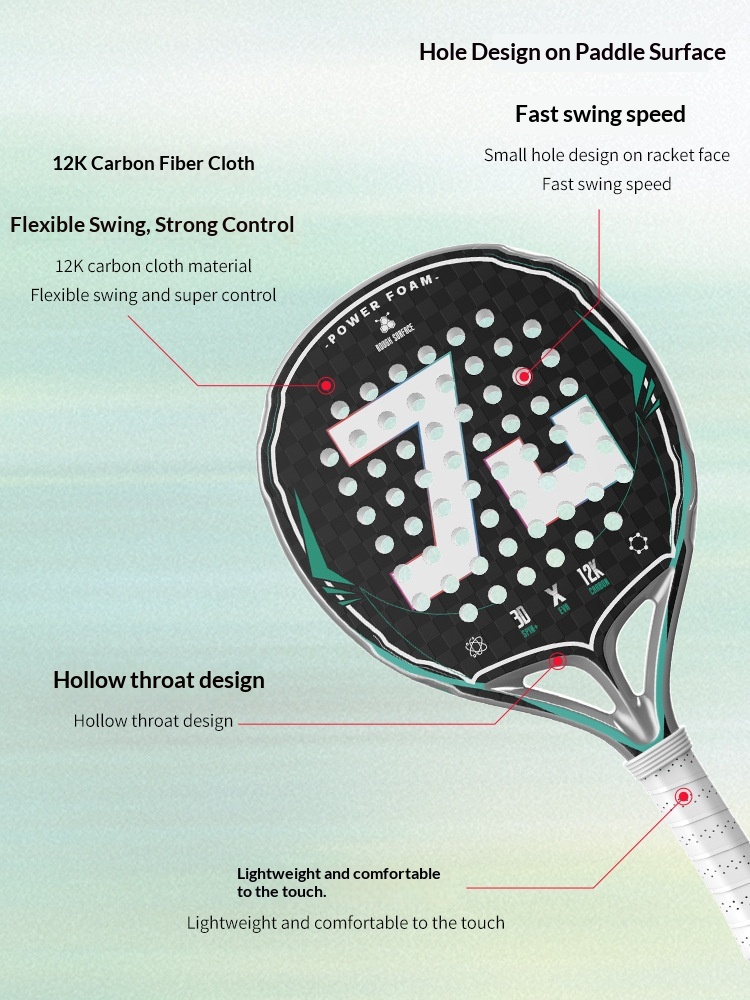 Padelschläger aus Kohlefaserma – Padel Racket Carbon Bewertung und Preis