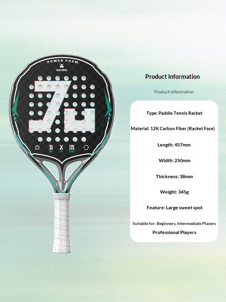 Padelschläger aus Kohlefaserma – Padel Racket Carbon Bewertung und Preis