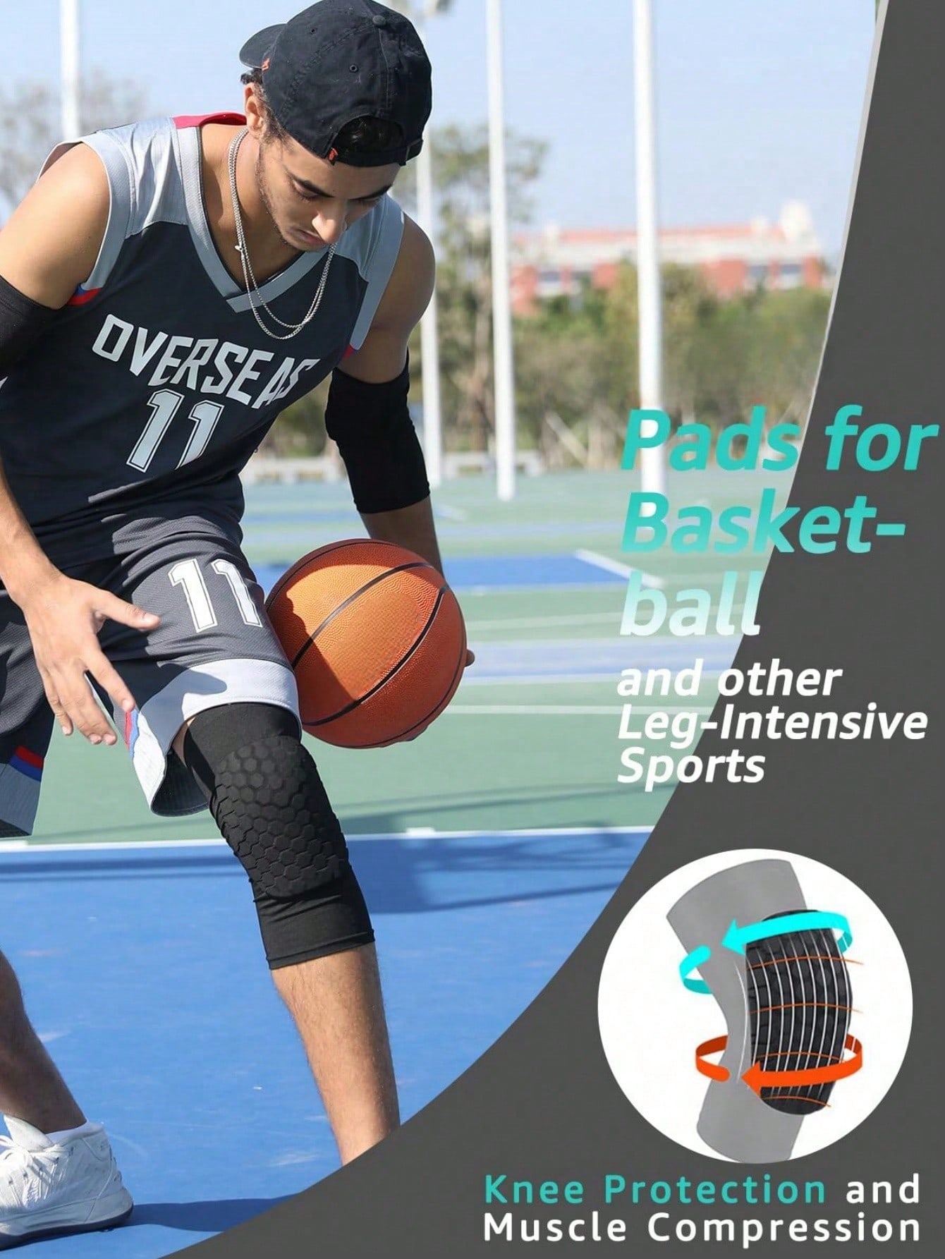 Sport-Knieschoner mit Wabenstr – Volleyball Knee Pad Bewertung und Preis