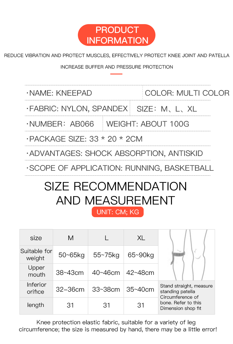   Elastische Silikon-Kniebanda – Volleyball Knee Pad Bewertung und Preis