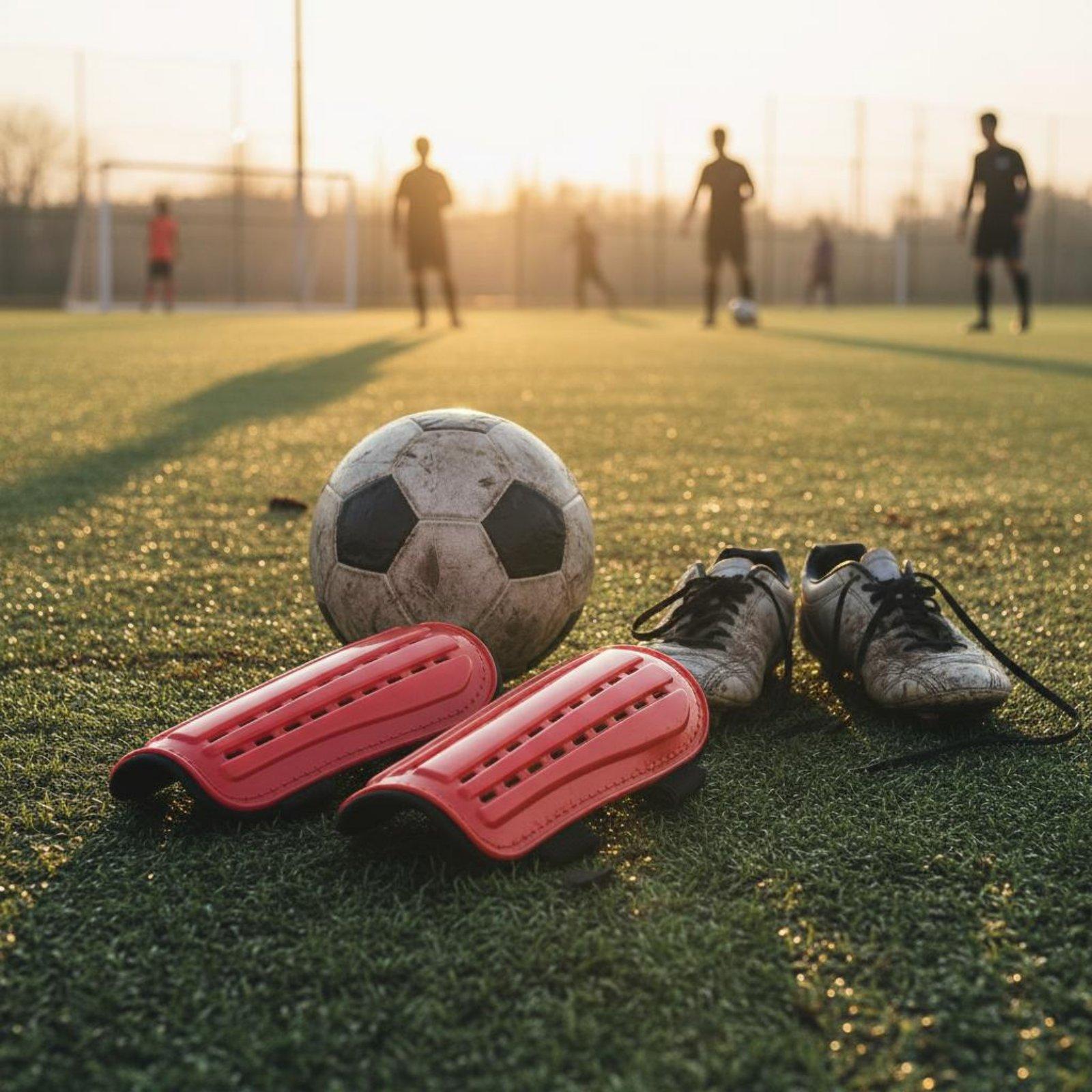 Fußball-Schienbeinschoner mit  – Sports Equipment Football Bewertung und Preis