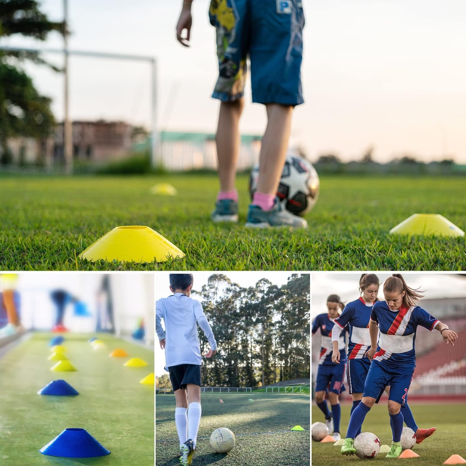 5 Stück Fußball-Trainingsplatt – Sports Equipment Football Bewertung und Preis