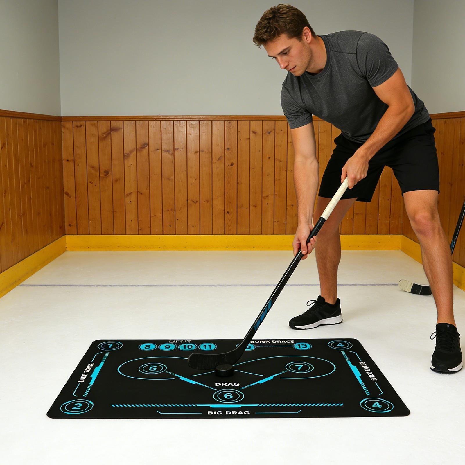 Hockey-Trainingsmatte für drin – Sports Equipment Football Bewertung und Preis