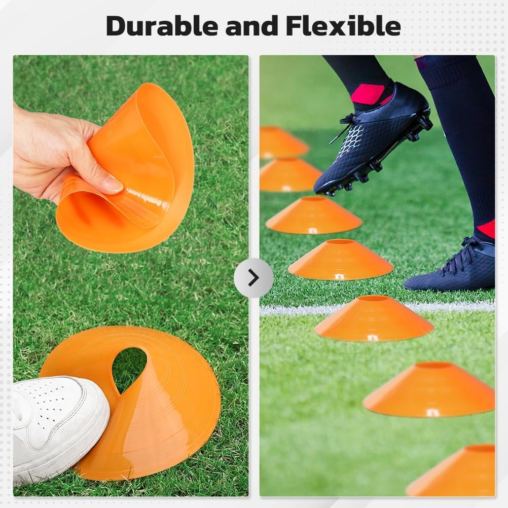 25er-Pack Fußballkegel, Traini – Sports Equipment Football Bewertung und Preis